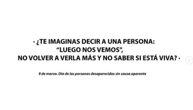 'Día de los Desaparecidos'